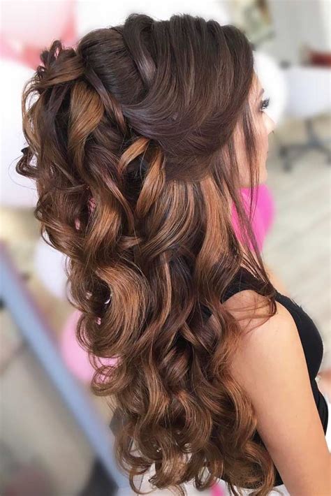 cute half up half down prom hairstyles|prom hairstyles half up half down.